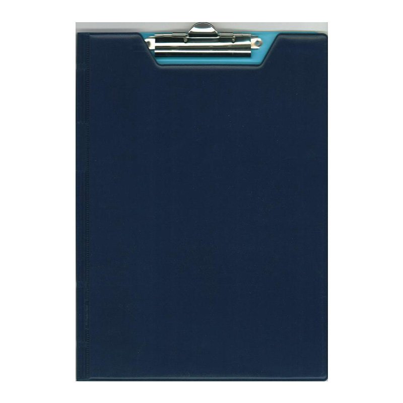 Clipboard A4 PVC Zamykany Duo Color Granatowo-Turkusowy /Panta Plast