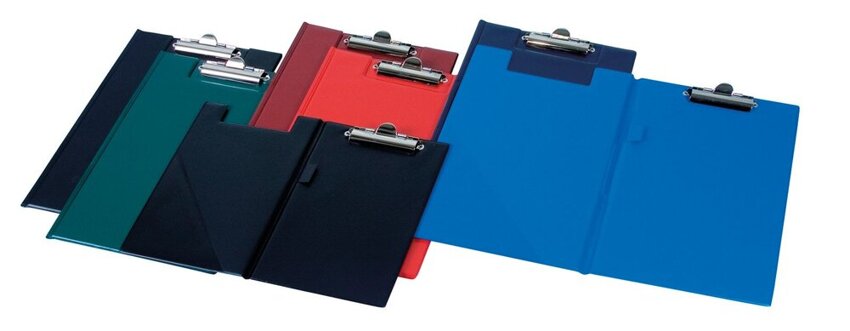 Clipboard A4 PVC Zamykany Granatowy /Donau