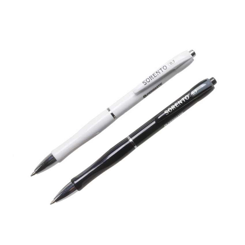 Długopis Aut. Sorento 0.7mm Black&White Penmate