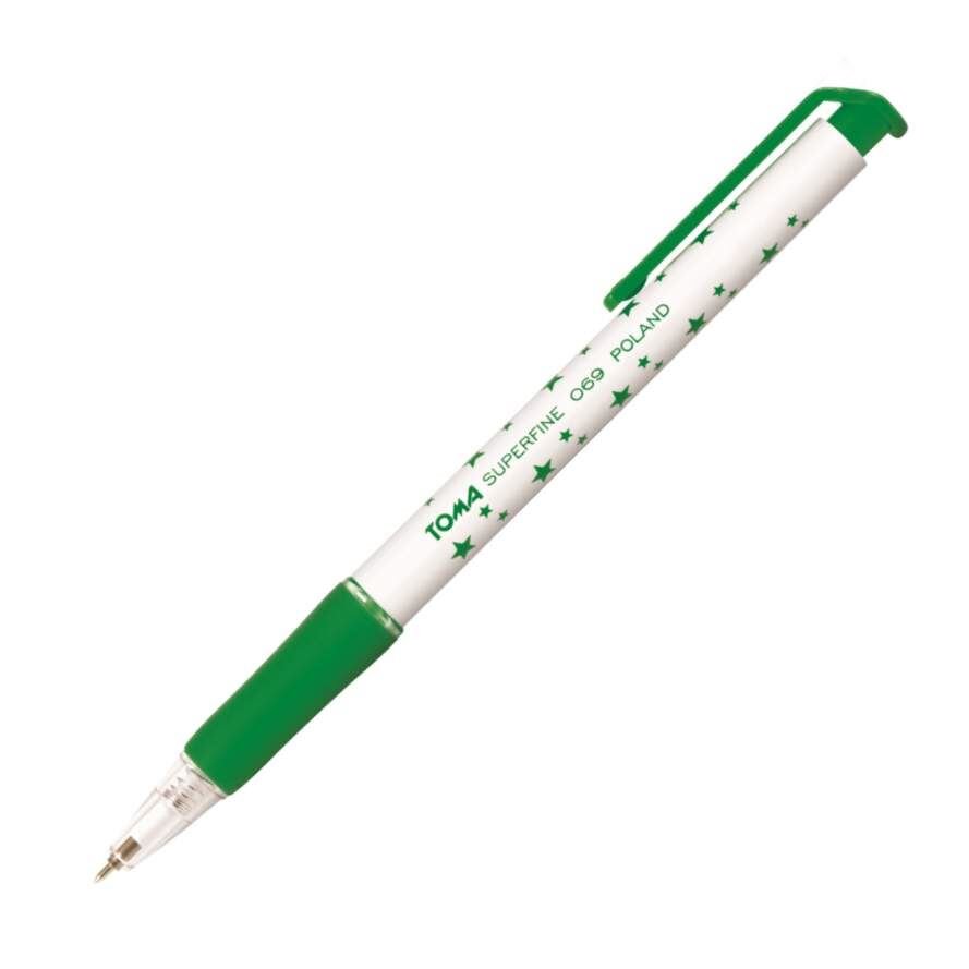 Długopis Aut. Toma Superfine 069 0,5mm Zielony