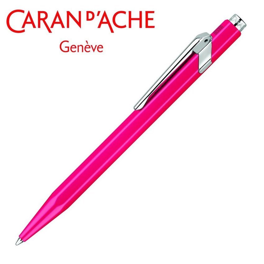 Długopis Caran D'Ache 849 Line Fluo M Różowy