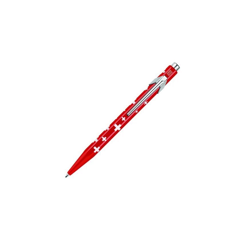 Długopis Caran D'Ache 849 Swiss Flag M Czerwony