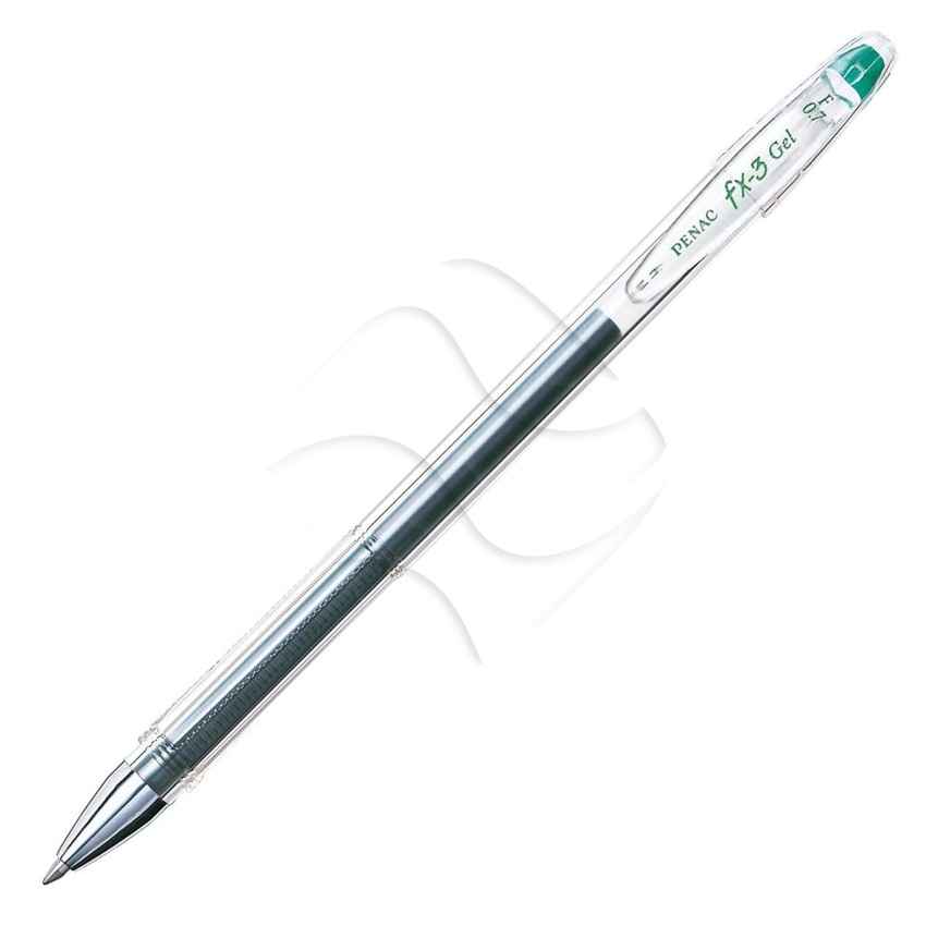Długopis Żel Penac FX-3 0,7mm Zielony