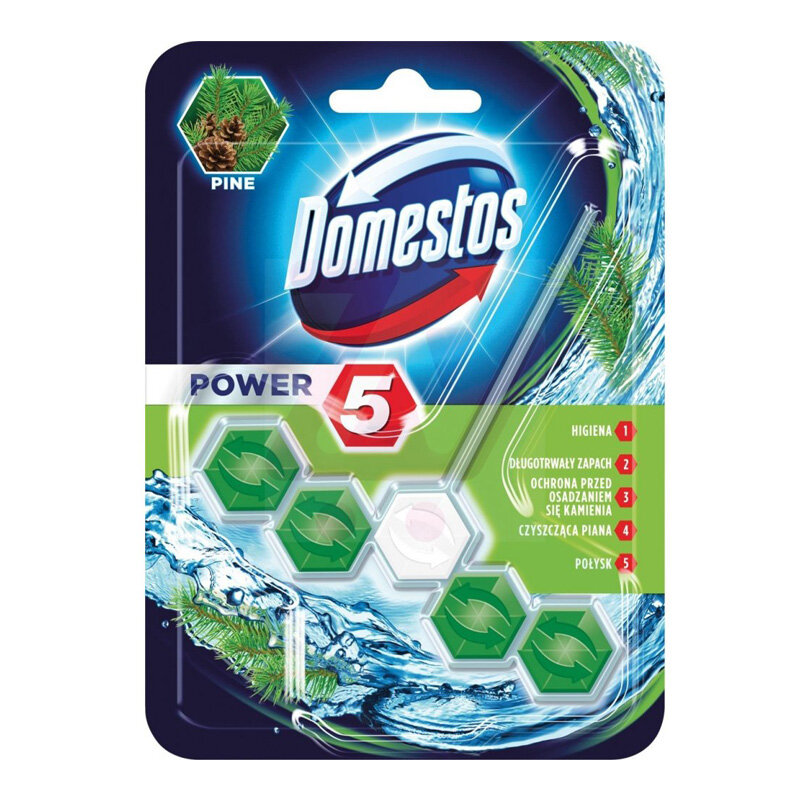 Domestos Power 5 Kostka WC Zawieszka Pine