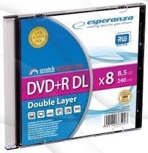 Dvd+R Esperanza 8.5Gb 2.4X Double Slim
