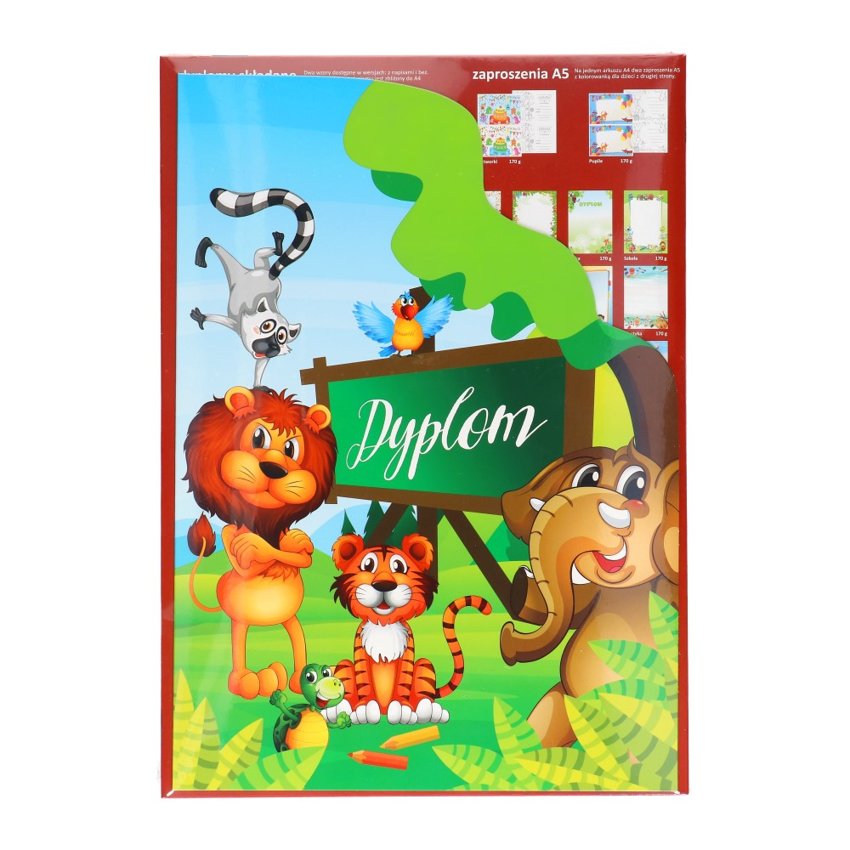 Dyplom Galeria Papieru A4 250g Przyjaciele (Napisy) 10szt.  /Argo 219125