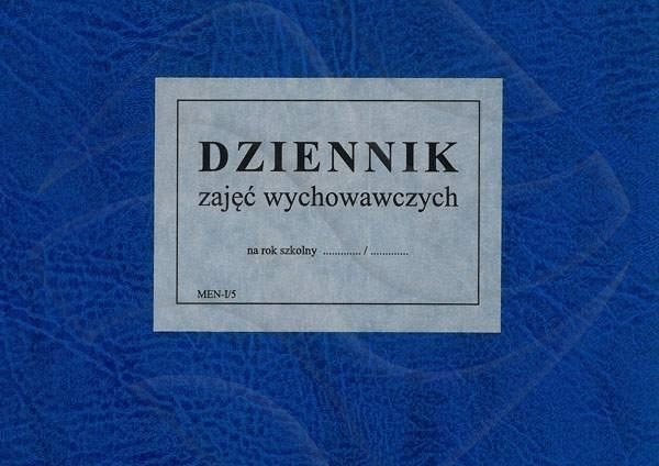 Dziennik Zajeć Wychowawczych (MEN-I/5) /Typograf