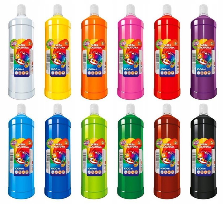 Farba Plakatowa 1000ml Zielona Trawiasta Sweet Colours / Otocki