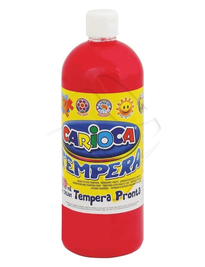 Farba Tempera Carioca 1000ml Butelka Ciemnoróżowa /KW