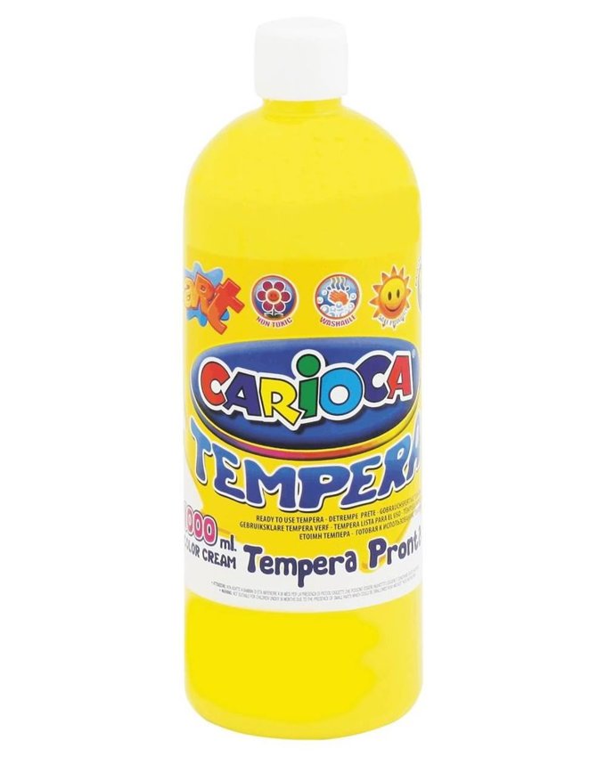 Farba Tempera Carioca 1000ml Butelka Żółta /KW