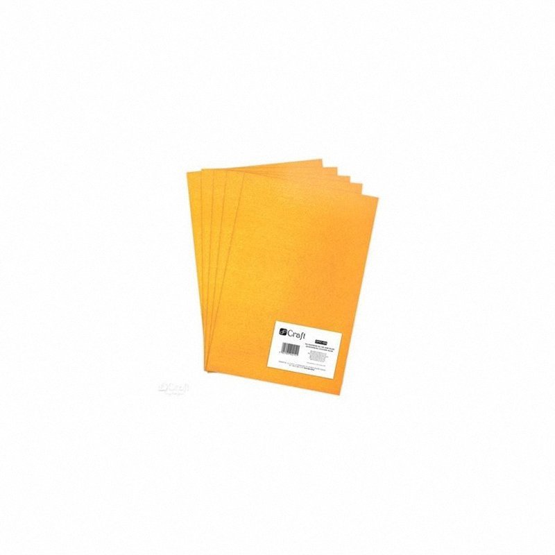 Filc Poliestrowy A4 A'5 [DPFC-005] Dark Yellow  /  DpCraft