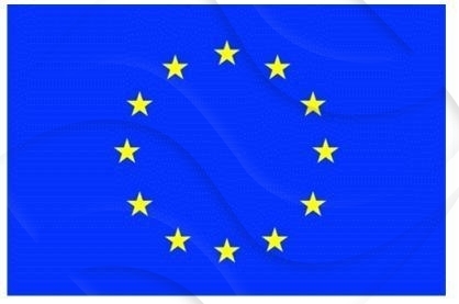 Flaga Unia Europejska 60x90cm  z Tunelem na Drzewiec ( 100000955 )