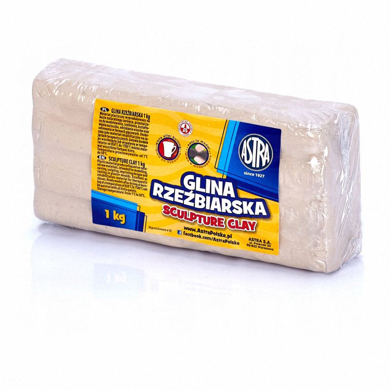 Glina Rzeźbiarska 1kg /Astra