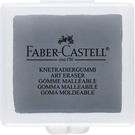 Gumka Artystyczna Chlebowa w Etiu Plastikowym [12722O FC] Szara  /Faber Castell