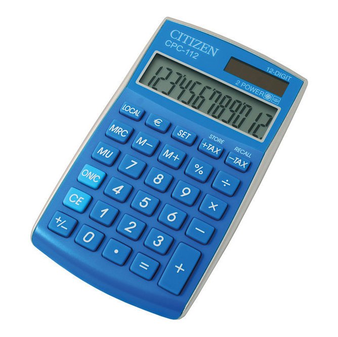 Kalkulator Citizen CPC-112BL Niebieski