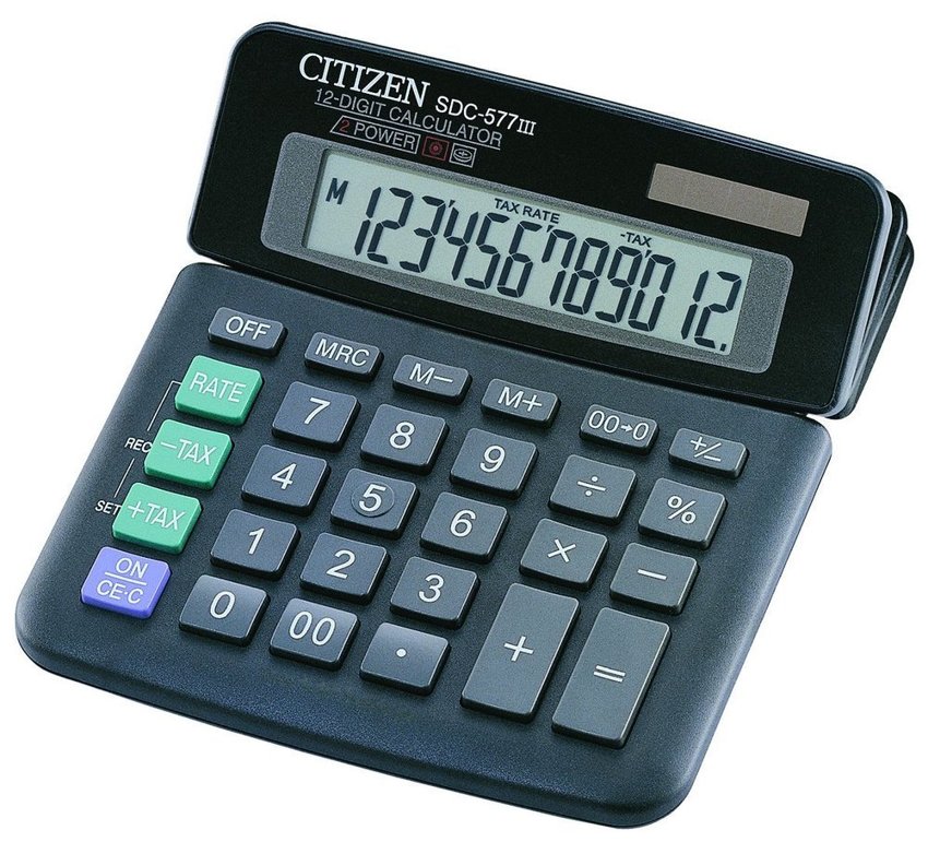 Kalkulator Citizen SDC-577III Czarny