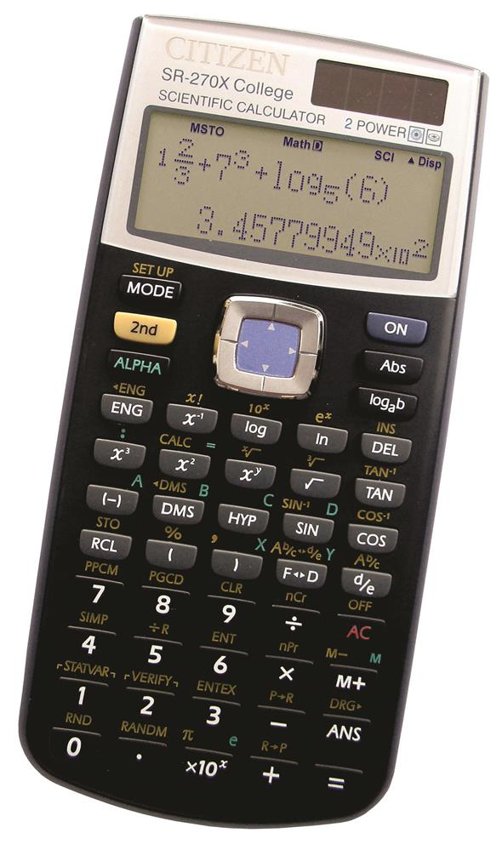 Kalkulator Citizen SR-270X Czarny Naukowy