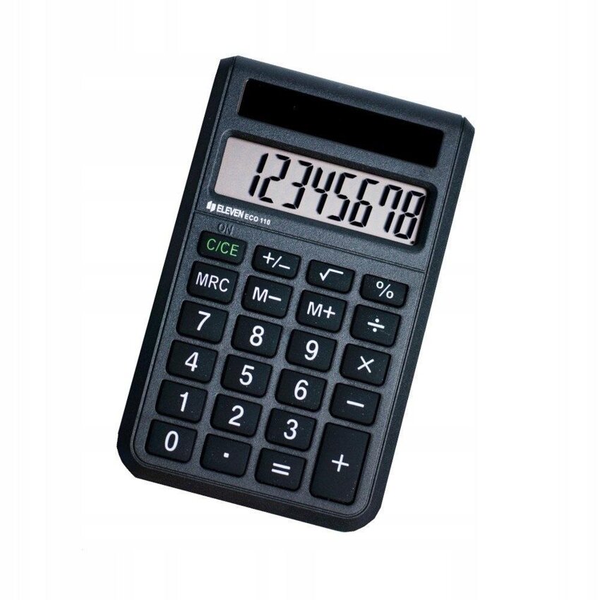 Kalkulator Eleven ECO 110 czarny