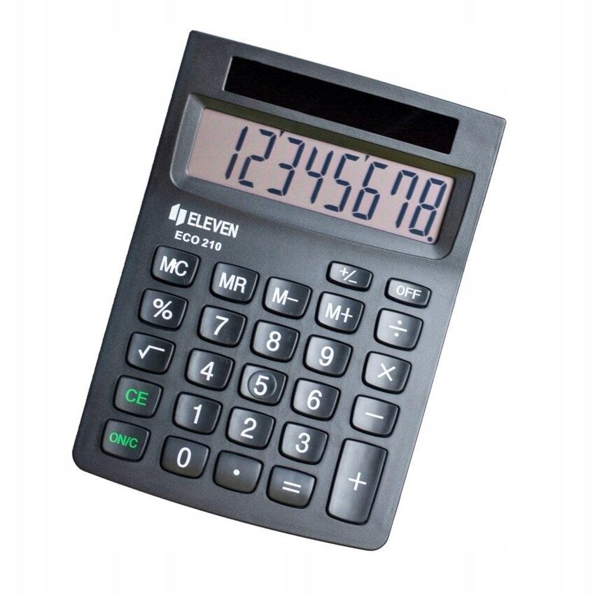 Kalkulator Eleven ECO 210 czarny