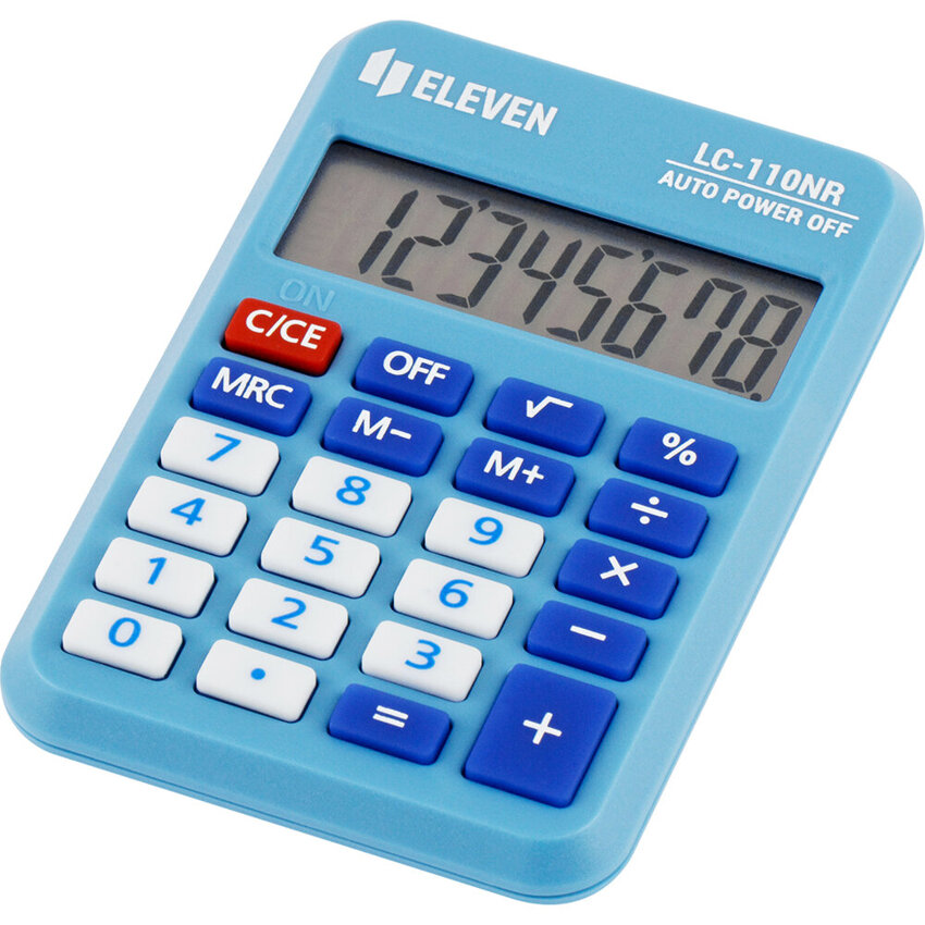 Kalkulator Eleven LC-110NR-BL niebieski