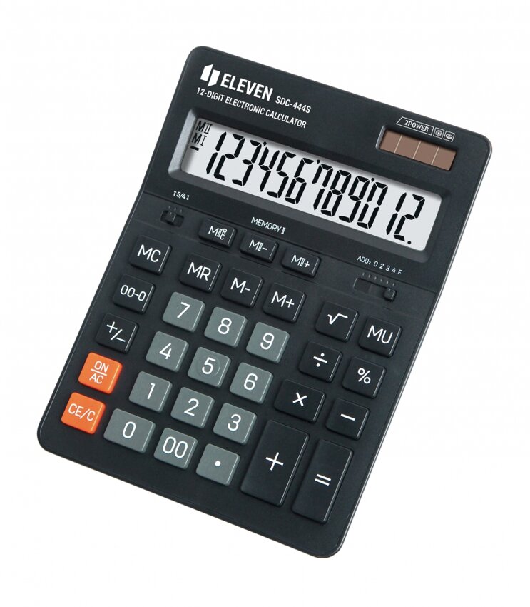 Kalkulator Eleven SDC-444S czarny