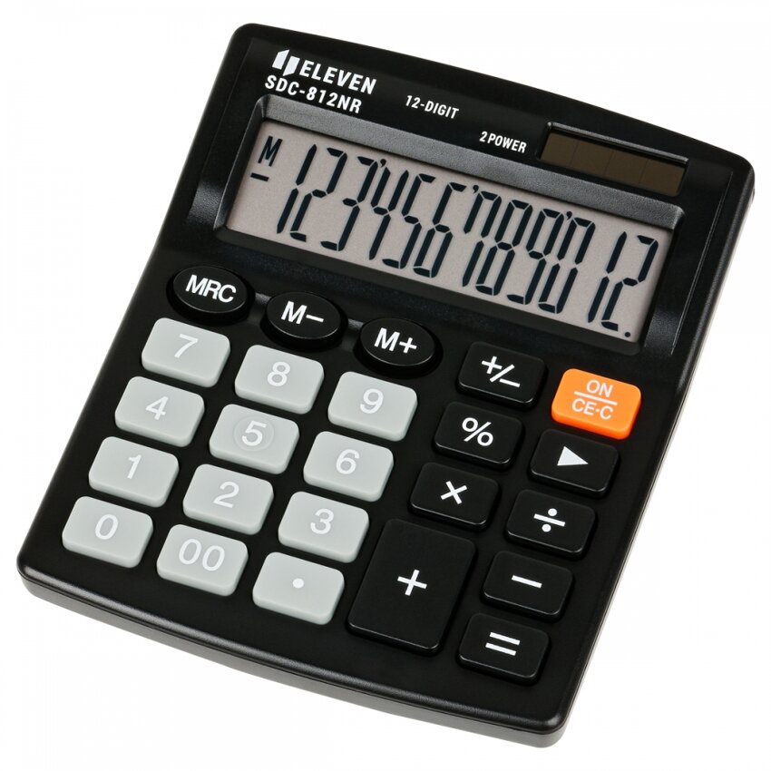 Kalkulator Eleven SDC-812NR czarny