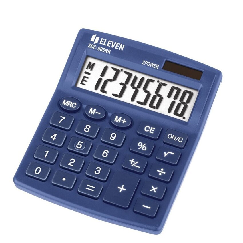Kalkulator Eleven SDC805NRNVE niebieski