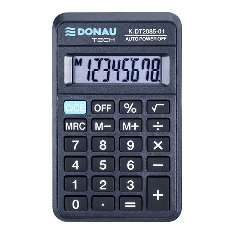 Kalkulator Kieszonkowy Donau Techk-Dt2085-01 8-Cyfrowy