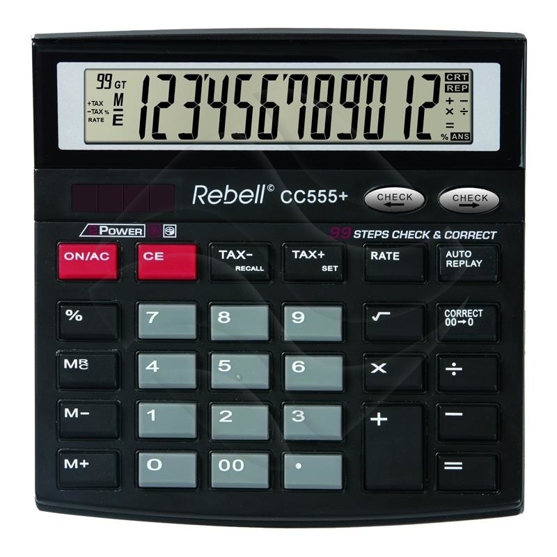 Kalkulator Rebell CC555+ Czarny