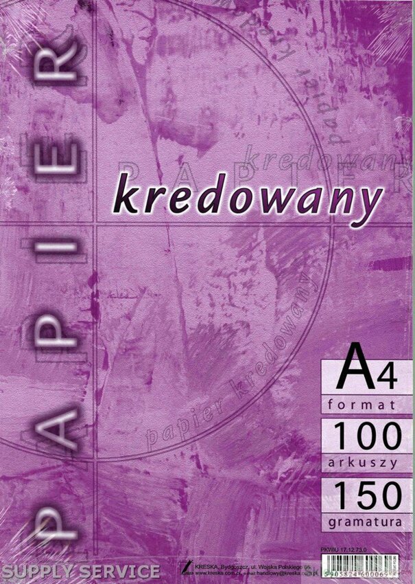 Karton Kredowany A4 150G A'100 Kreska