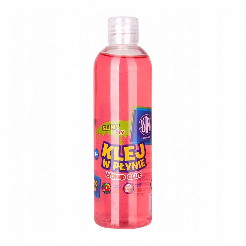 Klej w Płynie 250ml do Slime Różowy / Astra