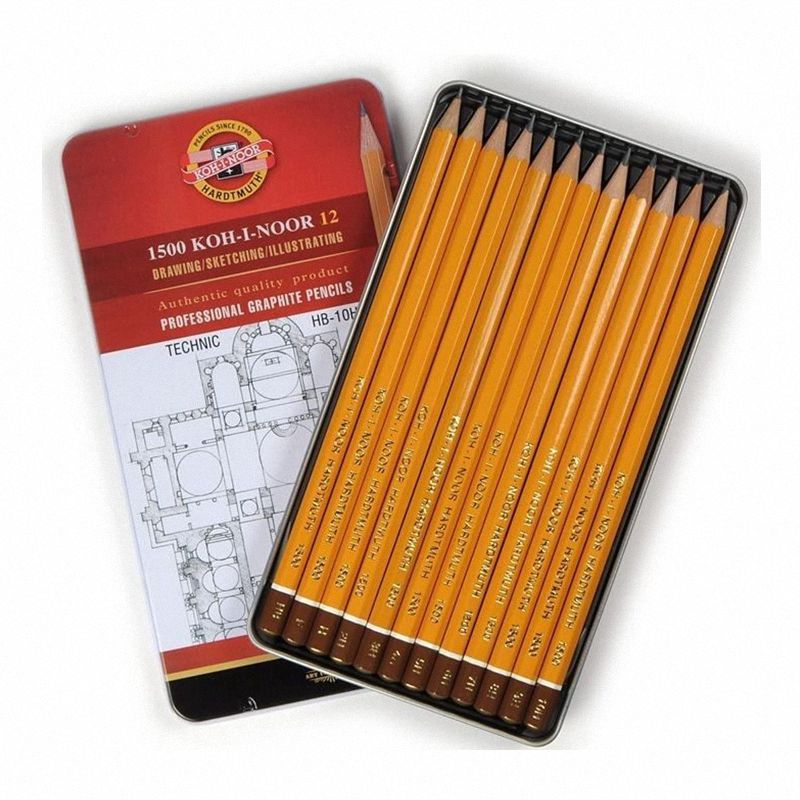 Komplet Ołówków 12Szt. Technic Hb-10H