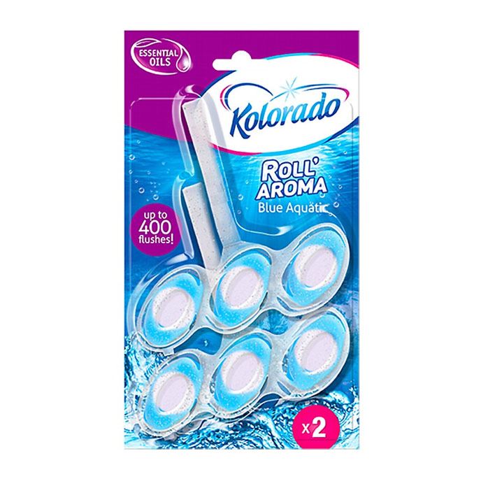 Kostka Do Wc Roll'Aroma 2szt Blue Aquatic Zawieszka/Kolorado