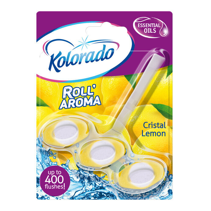 Kostka Do Wc Roll'Aroma Cristal Lemon Zawieszka/Kolorado