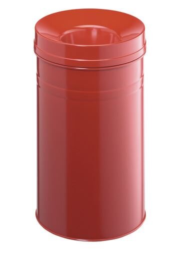 Kosz Na Śmieci Safe+ 30 Litrowy Okrągły Czerwony /Durable 332603