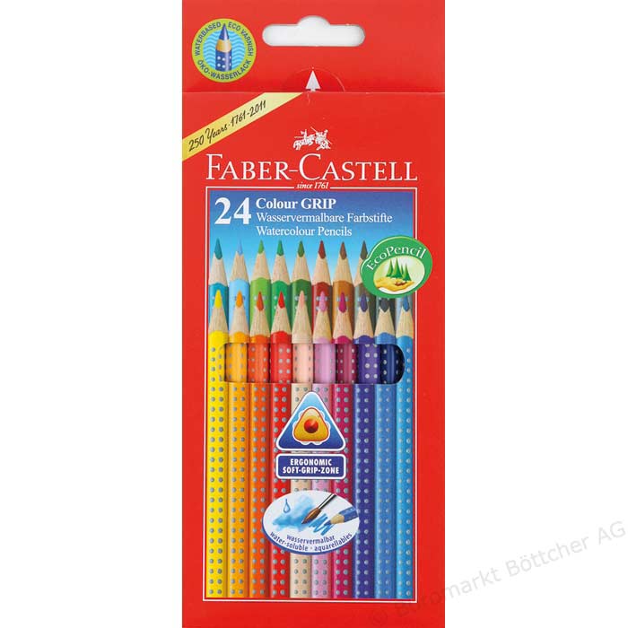 Kredki Grip 2001 24 Kol. Opakowanie Kartonowe Faber-Castell