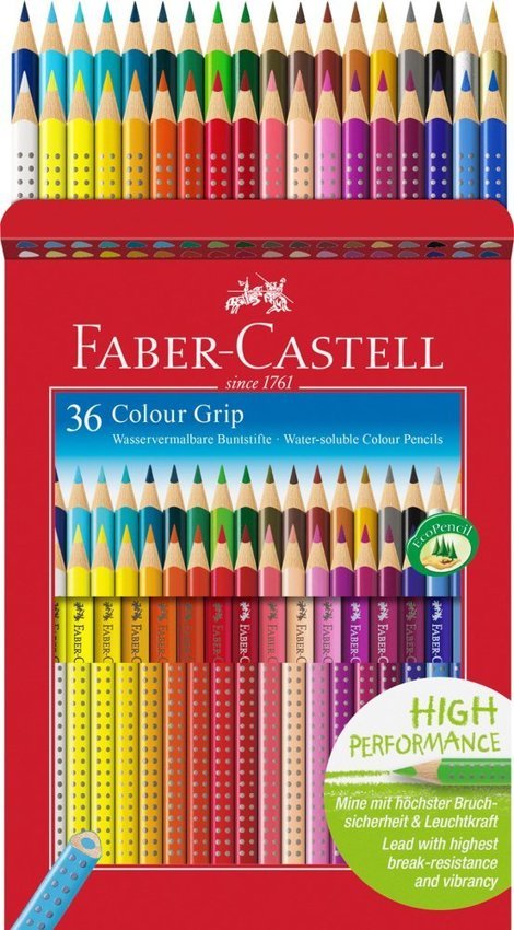 Kredki Grip 2001 36 Kol. Op. Kartonowe Faber-Castell