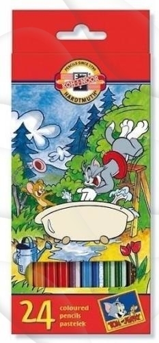 Kredki Ołówkowe 24 kol. 3654 Tom & Jerry /Koh-I-Noor