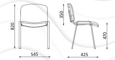 Krzesło Nowy Styl ISO Black C-38