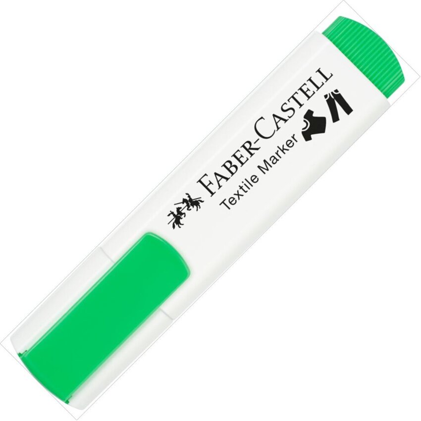 Marker Do Tkanin Neonowy Zielony Faber -Castell