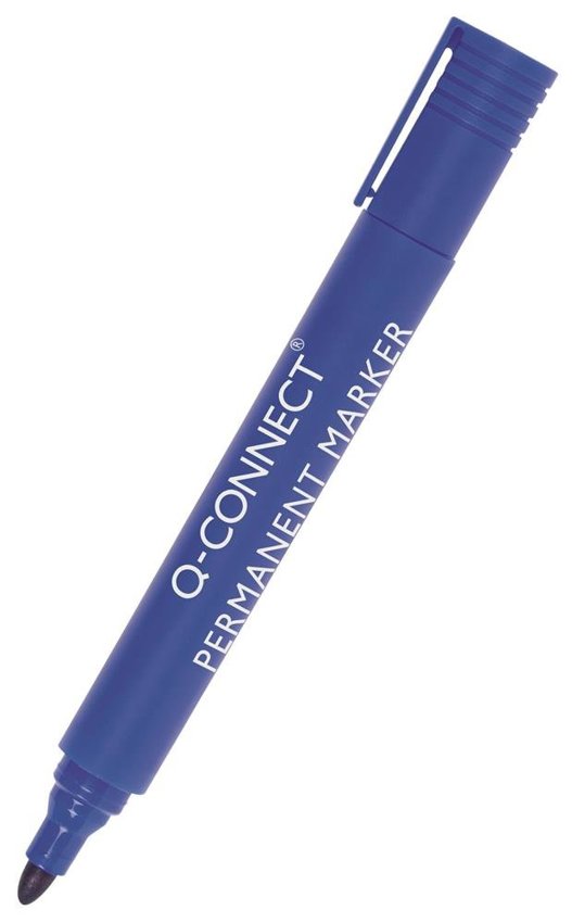 Marker Permanentny Q-Connect Okrągły 15-3mm (Linia) Niebieski