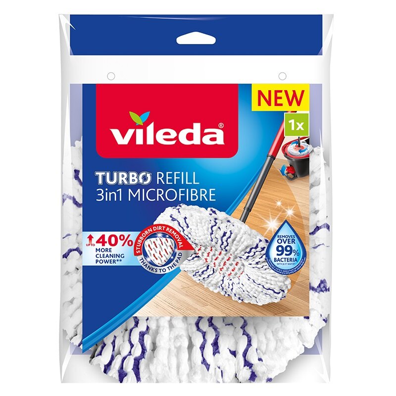 Mop Trójkątny Vileda Easy Wring&Clean Turbo 3in1 Zapas