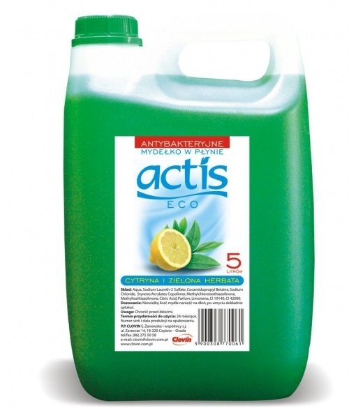 Mydło W Płynie 5L Actis Eco Cytryna