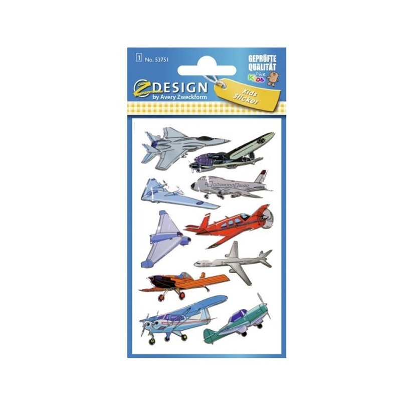 Naklejki Ozdobne 3D Avery ZDesign No.53751 Samoloty