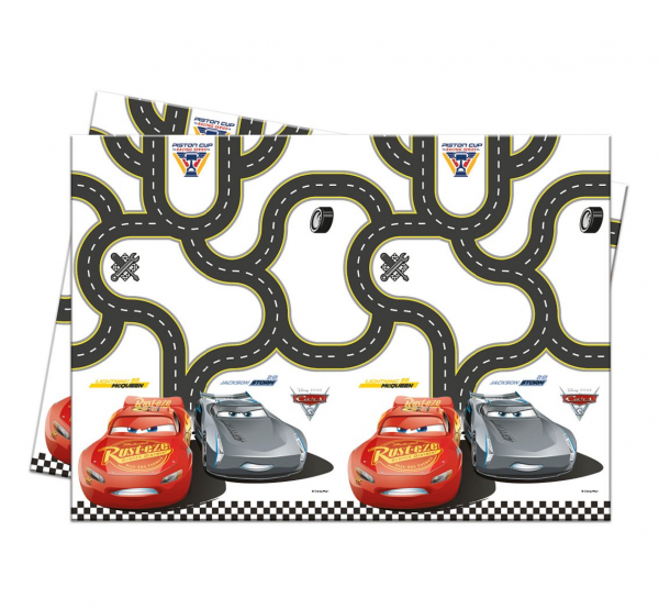 Obrus plastikowy "Cars 3" - 120 x 180cm  /GoDan