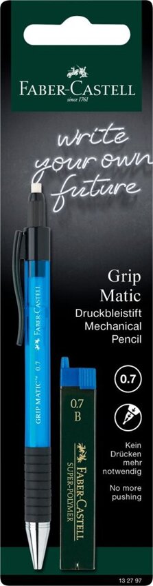 Ołówek Aut. Grip Matic 1377 + 12 Wkładów Grafitowych 0.7 Mm B Faber-Castell