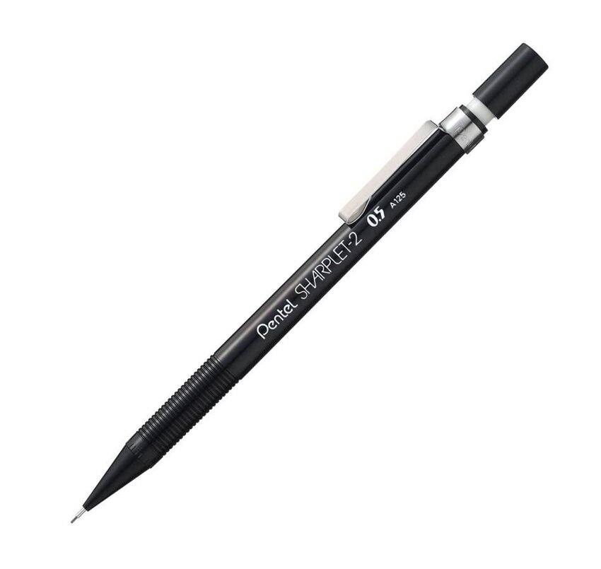 Ołówek Aut. Pentel Sharplet A125 0.5mm Czarny
