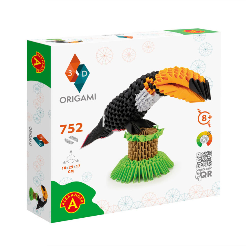Origami Tukan 3D 752el Pudełko /Alexander