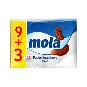 Papier Toaletowy Mola Classic 9+3 Biały