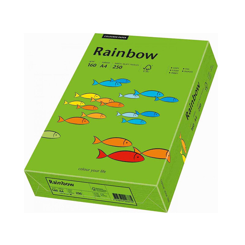 Papier Xero Rainbow A4 160G Ciemno Zielony R 78
